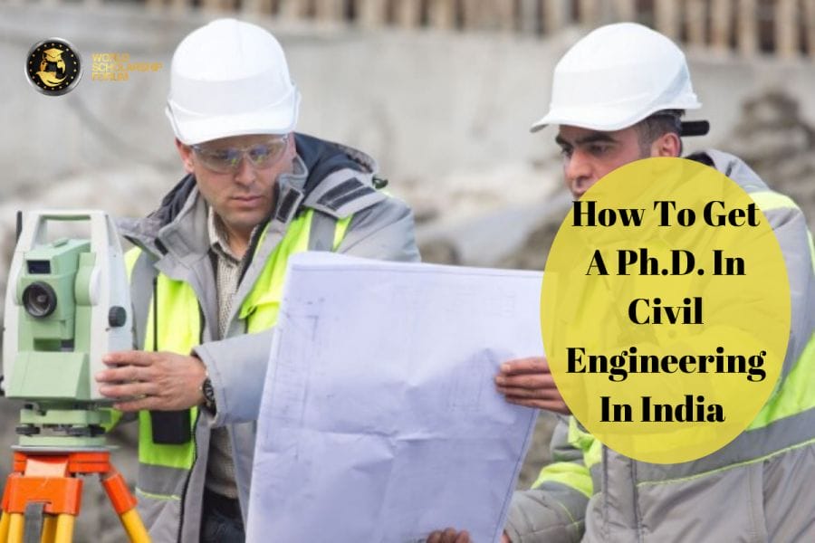 phd for civil engineering in india
